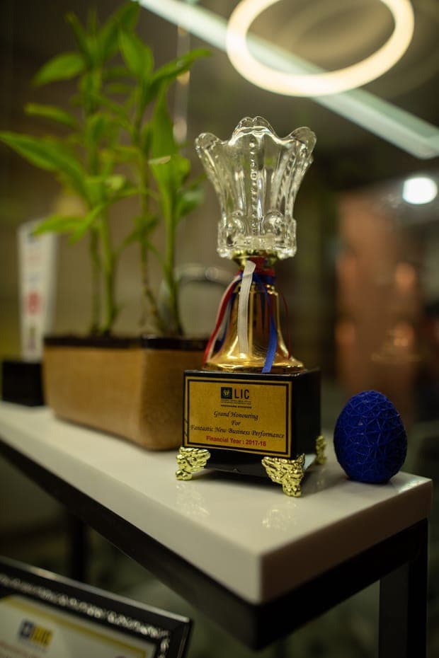 Award won by Chirag Vyas Financial Architect